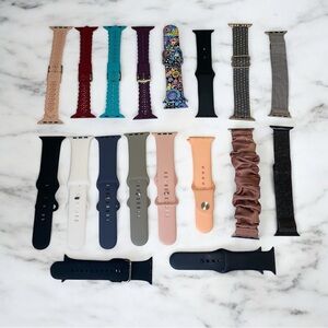 Assorted Apple Compatible Watch Bands Collection